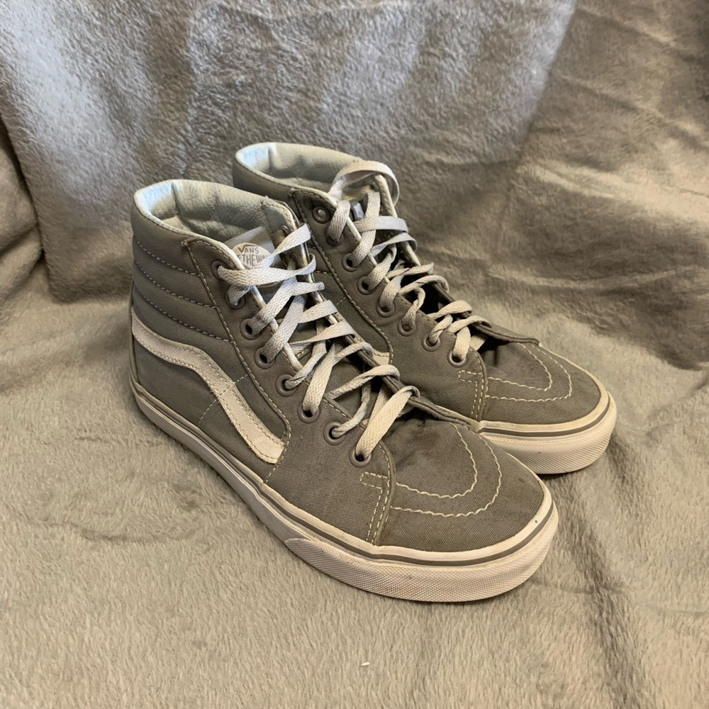 VANS Off The Wall Grey Hi Sk8 high top sneaker mens 5/Womens 6.5